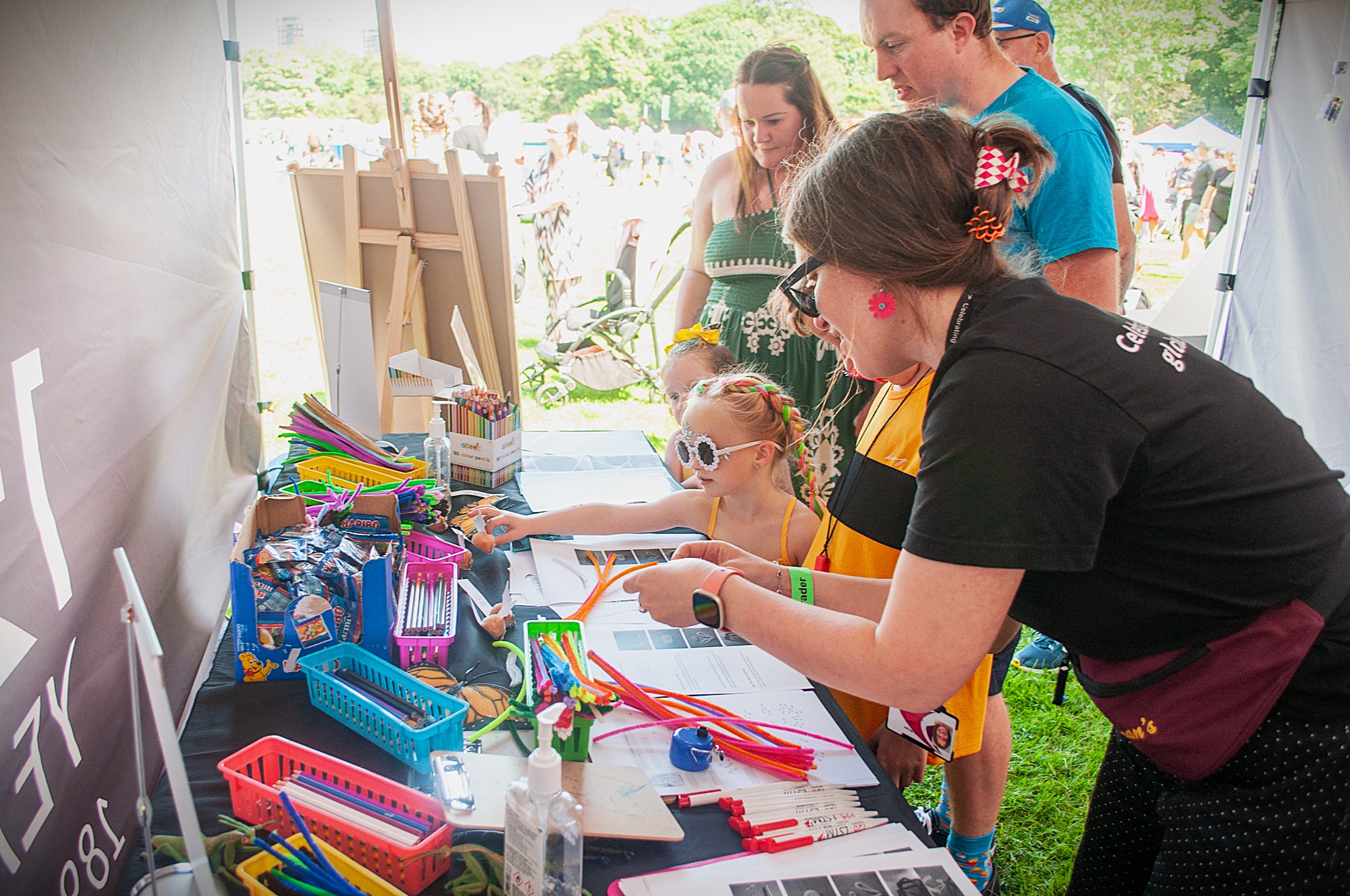 Photo of an outreach activity managed by the LSTM Public Engagement team