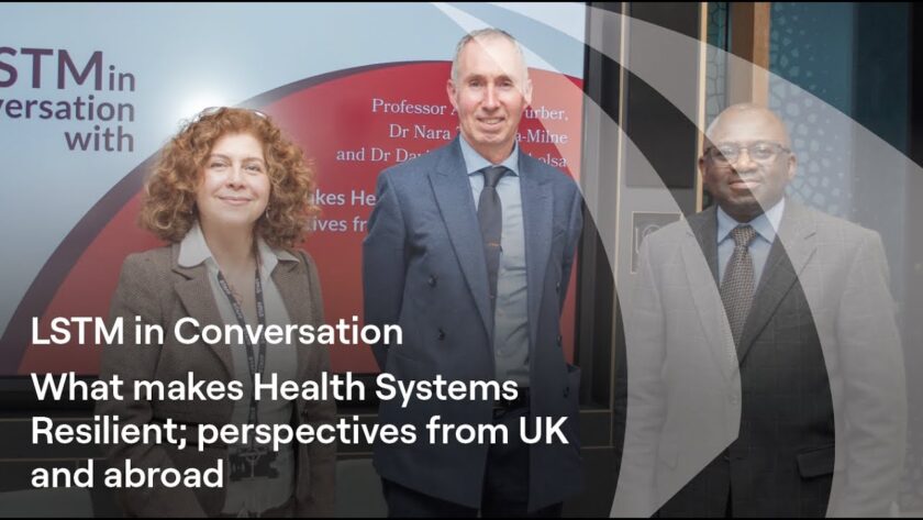 From left to right, Nara Tagiyeva-Milne, Senior Lecturer in Epidemiology, Professor Andrew Furber OBE (DTM&H, 1995), the Regional Director of Public Health (North West England), Department of Health and Social Care, and Dr David Ishola, Senior Lecturer and public health physician at the National Public Health Agency in Wales