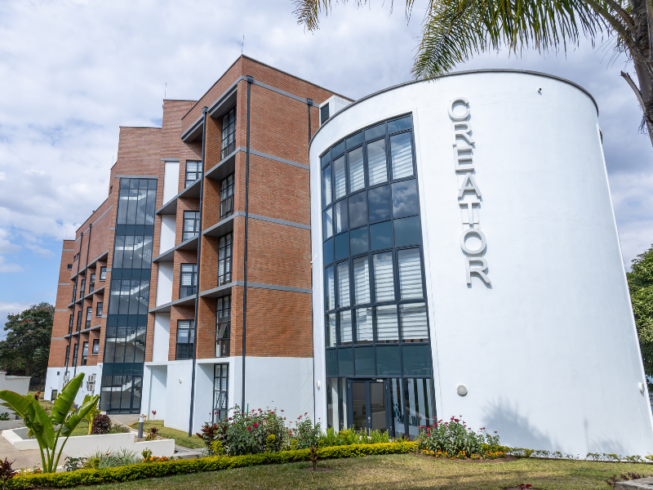 The exterior of the CREATOR building